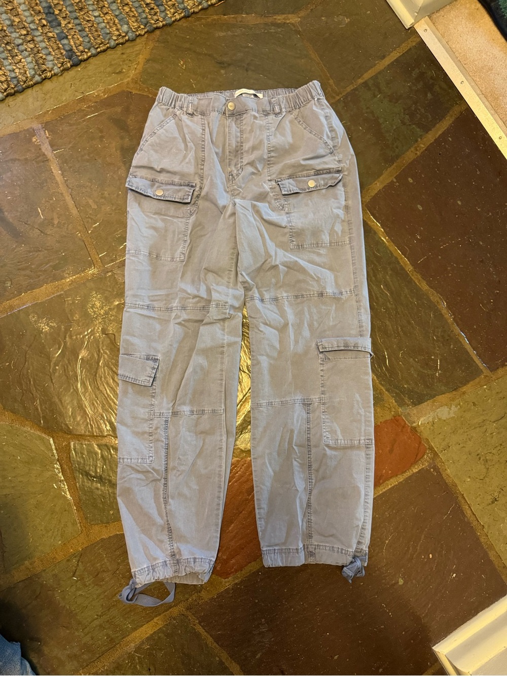 Altar'd State Dusty Blue Cargo Pants
